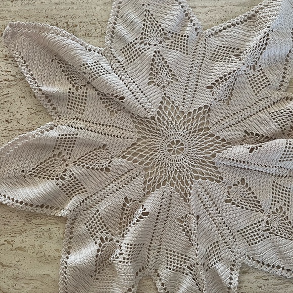 Vintage Other - Vintage Crochet Star Doily